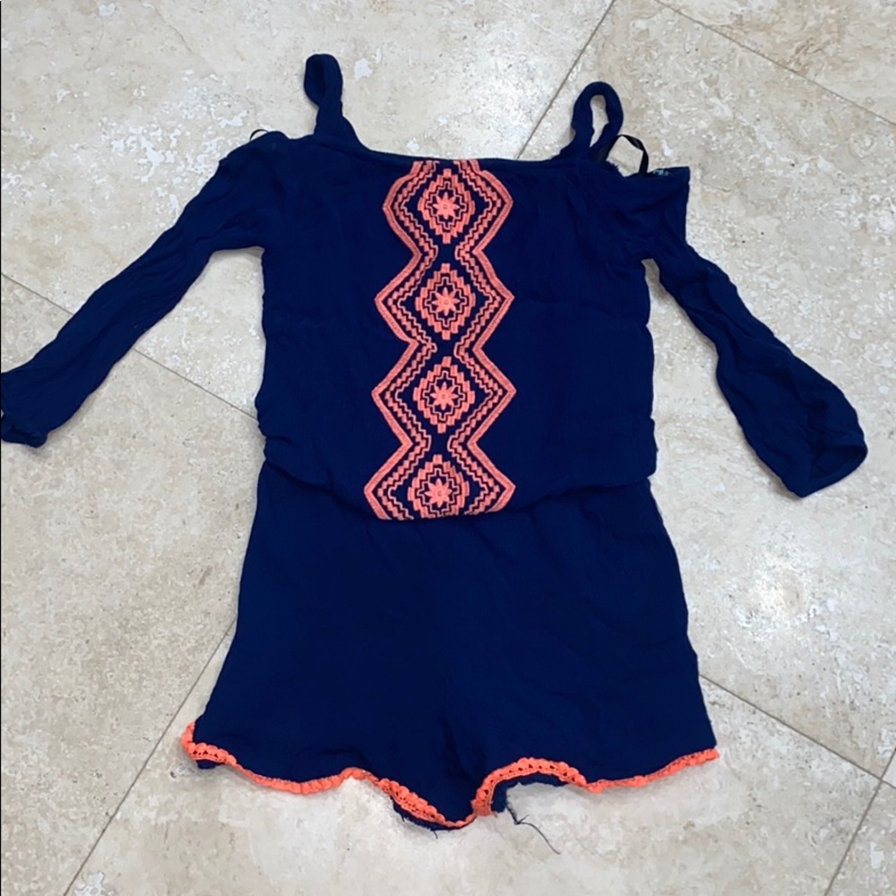 My Michelle Girls Shorts Cold Shoulder Rom…